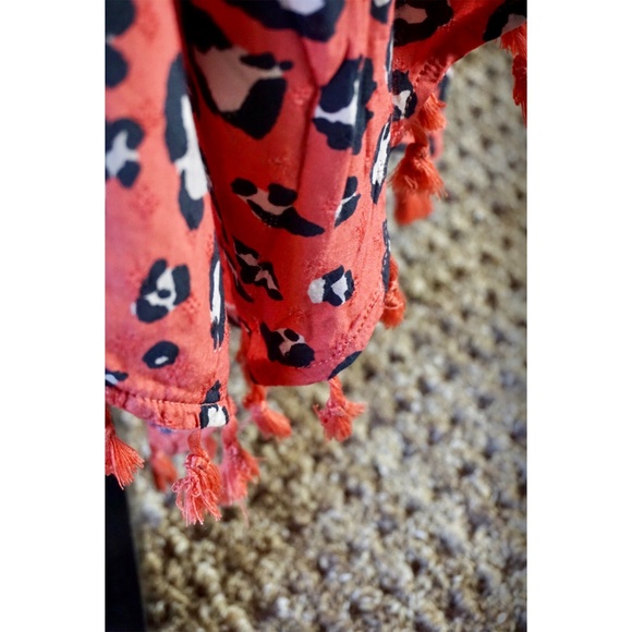 Anthropologie Paracas Leopard Coverup Dress New - Picture 8 of 11